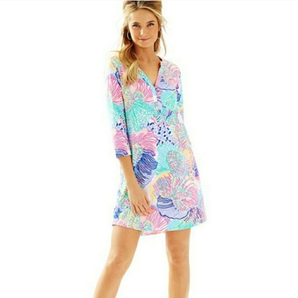 Lilly Pulitzer Ali V neck tshirt dress